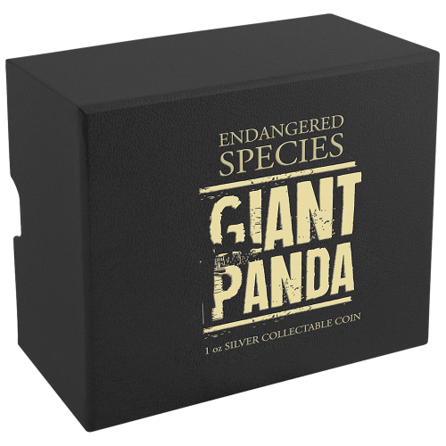 1 oz 2016 Endangered Species Giant Panda Silver Proof Coin | New Zealand Mint