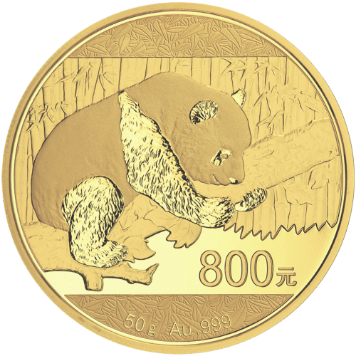 Pièce 50 grammes en or Épreuve numismatique Panda Chine 2016