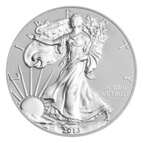 Set of 2 x 1 oz 2013 75th Anniversary American Eagle Silver Coins | United States Mint