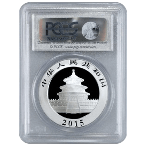 1 oz 2015 Chinese Panda MS-69 (FS) Silver Coin | Chinese Mint