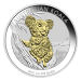 Pièce 1 once d'argent doré Koala australien 2015 | Monnaie de Perth