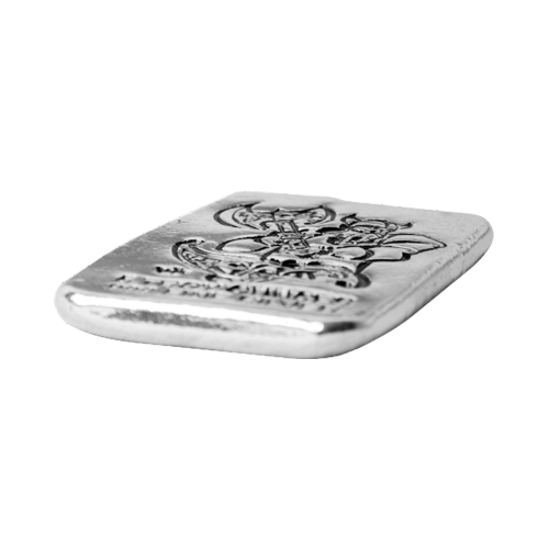 5 oz Hand Poured Battle Axe Viking Warrior Silver Bar | Monarch Precious Metals