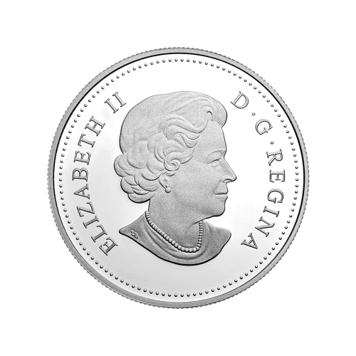 Pièce 1/2 once d'argent Épreuve numismatique L'ère des dinosaures | Le Lézard à cornes 2016