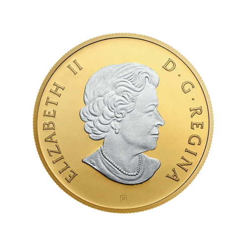 1/2 oz 2016 Iconic Canada: Inukshuk Reverse Plated Silver Proof Coin | Royal Canadian Mint