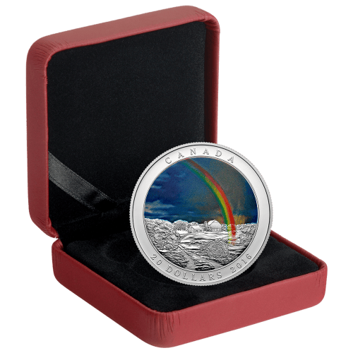 1 oz 2016 Weather Phenomenon | Radiant Rainbow Colourized Silver Proof Coin