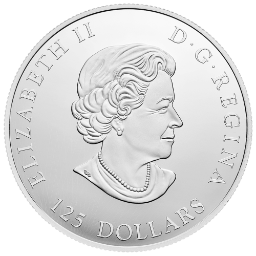 1/2 kilo 2016 Roaring Grizzly Silver Proof Coin | Royal Canadian Mint