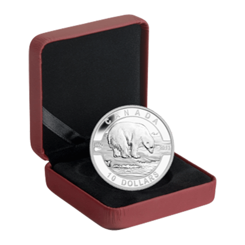 1/2 oz 2013 O Canada Series | The Polar Bear Silver Coin
