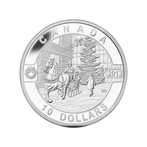 1/2 oz 2013 O Canada Series | Holiday Season Silver Coin
