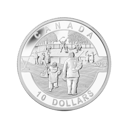 1/2 oz 2013 O Canada Series | Hockey Silver Coin