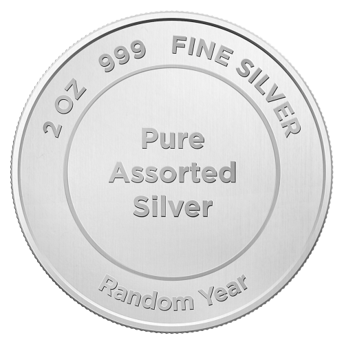 2 oz Pure Assorted Silver