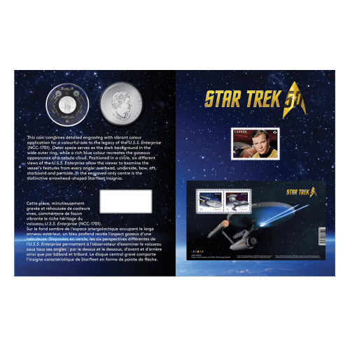 2016 Star Trek™: Enterprise Coin and Stamp Set | Royal Canadian Mint
