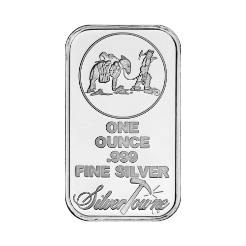 1 oz Prospector Silver Bar | Silvertowne Mint