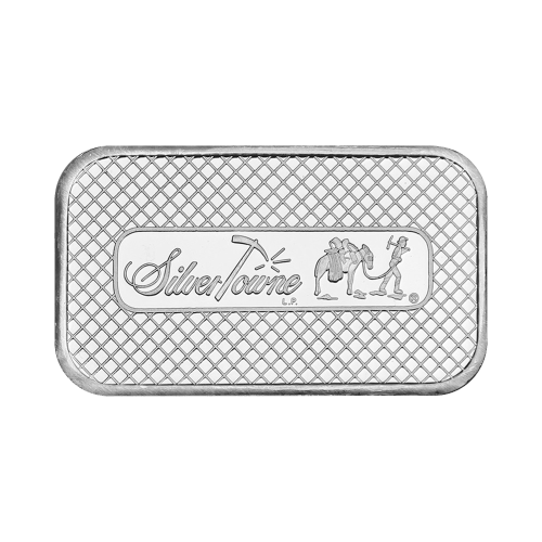 1 oz Prospector Silver Bar | Silvertowne Mint