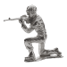 Set of 6 x 1 oz Army Men Silver Soldiers | Elemetal Mint