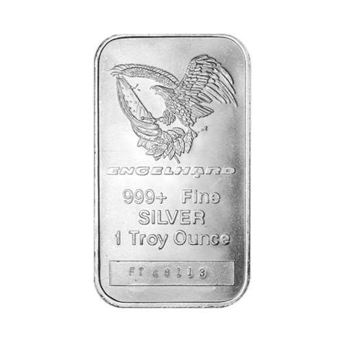 1 oz Engelhard Vintage Silver Bar