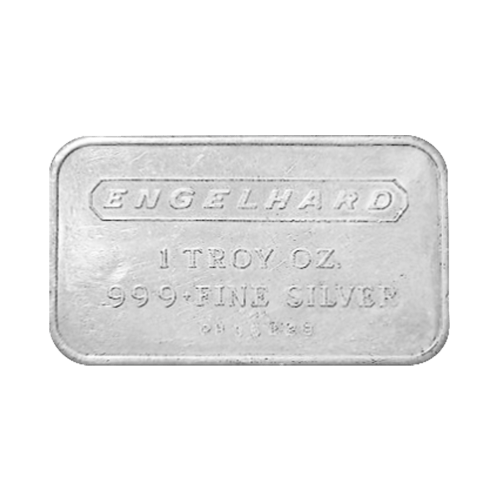 1 oz Engelhard Vintage Silver Bar