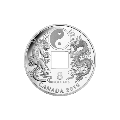 2016 Tiger and Dragon Yin and Yang Silver Proof Coin