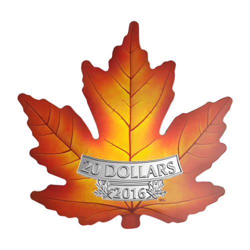 1 oz 2016 Canada's Colourful Maple Silver Coin | Royal Canadian Mint