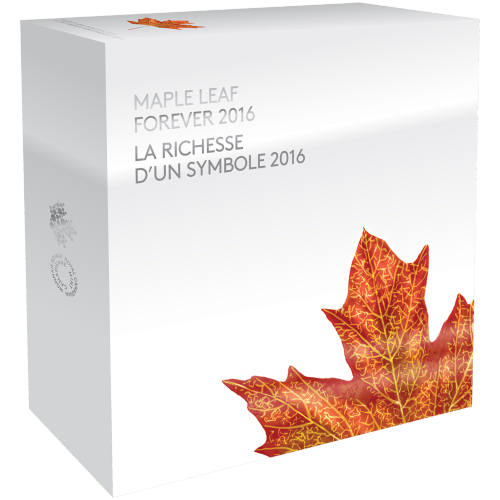 1 kilo 2016 Maple Leaf Forever Colourized Silver Coin | Royal Canadian Mint