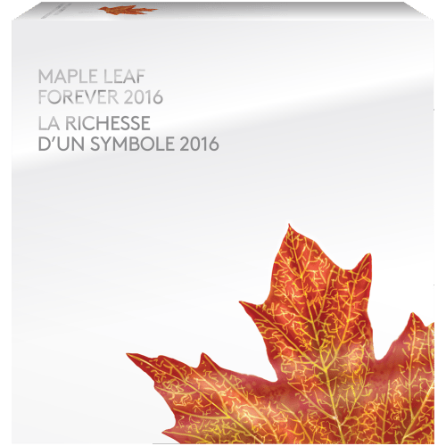 1 kilo 2016 Maple Leaf Forever Colourized Silver Coin | Royal Canadian Mint