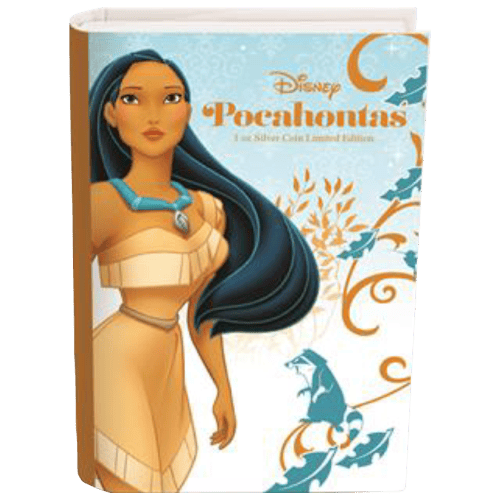 Pièce 1 once d'argent Princesse Pocahontas Disney 2016