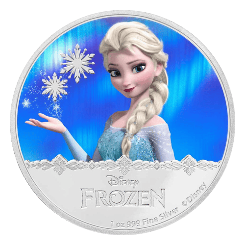 1 oz 2016 Disney Frozen Elsa Silver Proof Coin | New Zealand Mint