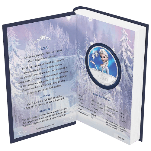 1 oz 2016 Disney Frozen Elsa Silver Proof Coin | New Zealand Mint