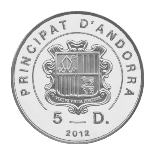 2012 Andorra Golden Eagle F15 Privy Silver Proof Coin