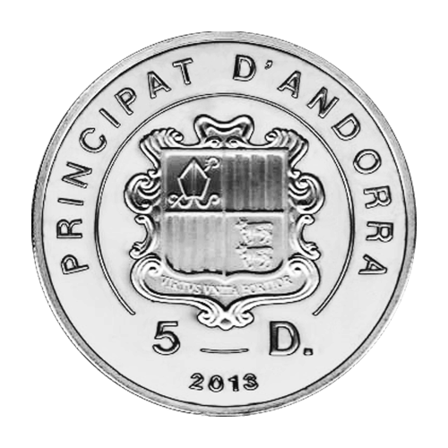 2013 Andorra Golden Eagle F15 Privy Silver Proof Coin