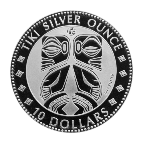1 oz 2012 Cook Islands Tiki F15 Privy Silver Proof Coin
