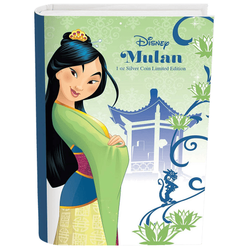 Pièce 1 once d'argent Princesse Mulan Disney 2016