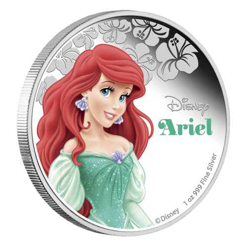 1 oz 2015 Disney Princess Ariel Silver Coin | New Zealand Mint