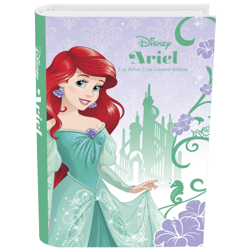 1 oz 2015 Disney Princess Ariel Silver Coin | New Zealand Mint
