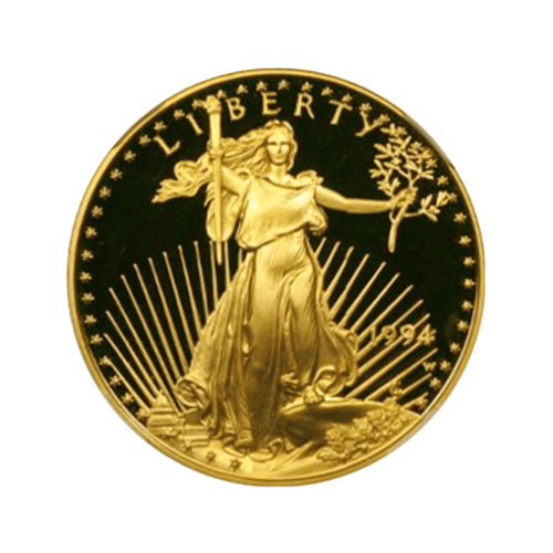 Pièce 1/2 once d'or Ultra-camée PF-69 NGC Aigle américain 1994 | Monnaie des États-Unis
