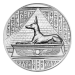 Ronde 2 onces d'argent Très haut relief Anubis | Elemetal Mint
