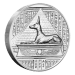 Ronde 2 onces d'argent Très haut relief Anubis | Elemetal Mint