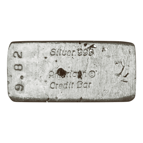 9.82 oz American Credit Vintage Silver Bar