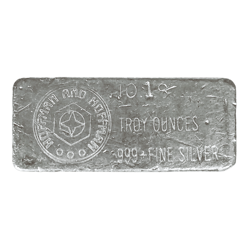 10.09 oz Hoffman and Hoffman Vintage Silver Bar