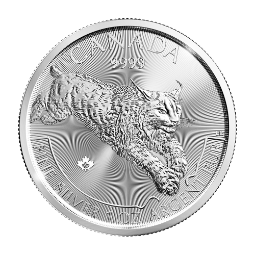 1 oz 2017 Predator Series Lynx Silver Coin | Royal Canadian Mint