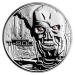 Ronde d'argent épreuve numismatique inverse Terminator T-800 2 onces