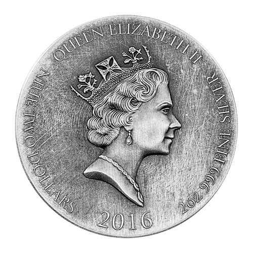 2 oz 2016 Biblical Series Adam and Eve Silver Coin | Scottsdale Mint
