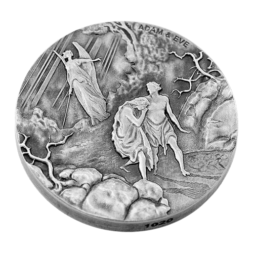 2 oz 2016 Biblical Series Adam and Eve Silver Coin | Scottsdale Mint