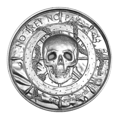 2 oz Privateer Collection: The Plank Ultra High Relief Silver Round | Silver Shield