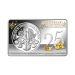 Lingot 3 onces d'argent 25e anniversaire de la pièce Philharmonique de Vienne 2014