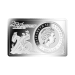 Lingot 3 onces d'argent 25e anniversaire de la pièce Kookaburra australien 2015