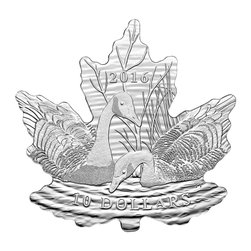 1/2 oz 2016 Maple Leaf Silhouette Canada Geese Silver Proof Coin | Royal Canadian Mint