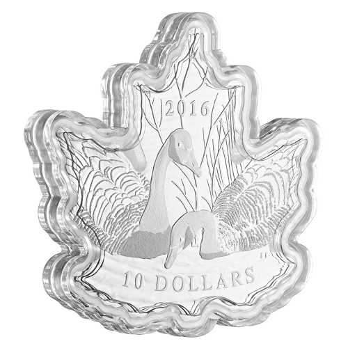 1/2 oz 2016 Maple Leaf Silhouette Canada Geese Silver Proof Coin | Royal Canadian Mint