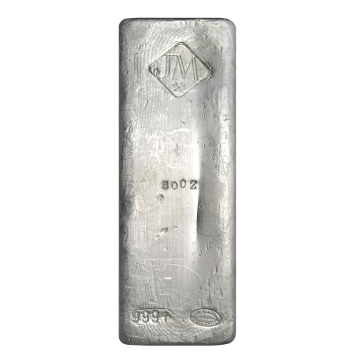 50 oz Vintage Silver Bar | Johnson Matthey