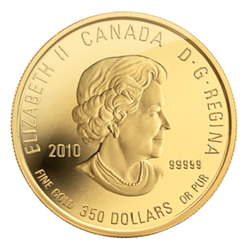 Pièce d'or Anémone pulsatille Monnaie royale canadienne 2010 | Sans boîte ou certificat d'authenticité
