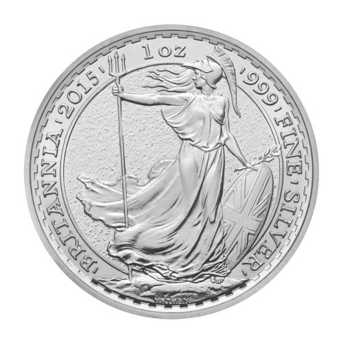 Pièce 1 once d'argent Britannia Année lunaire de la Chèvre Marque d'atelier 2015 | La Monnaie royale